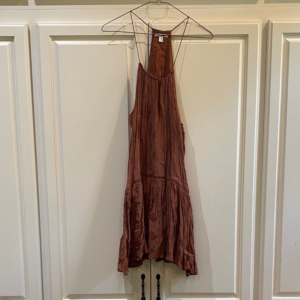 Muse Backless Brown Dress